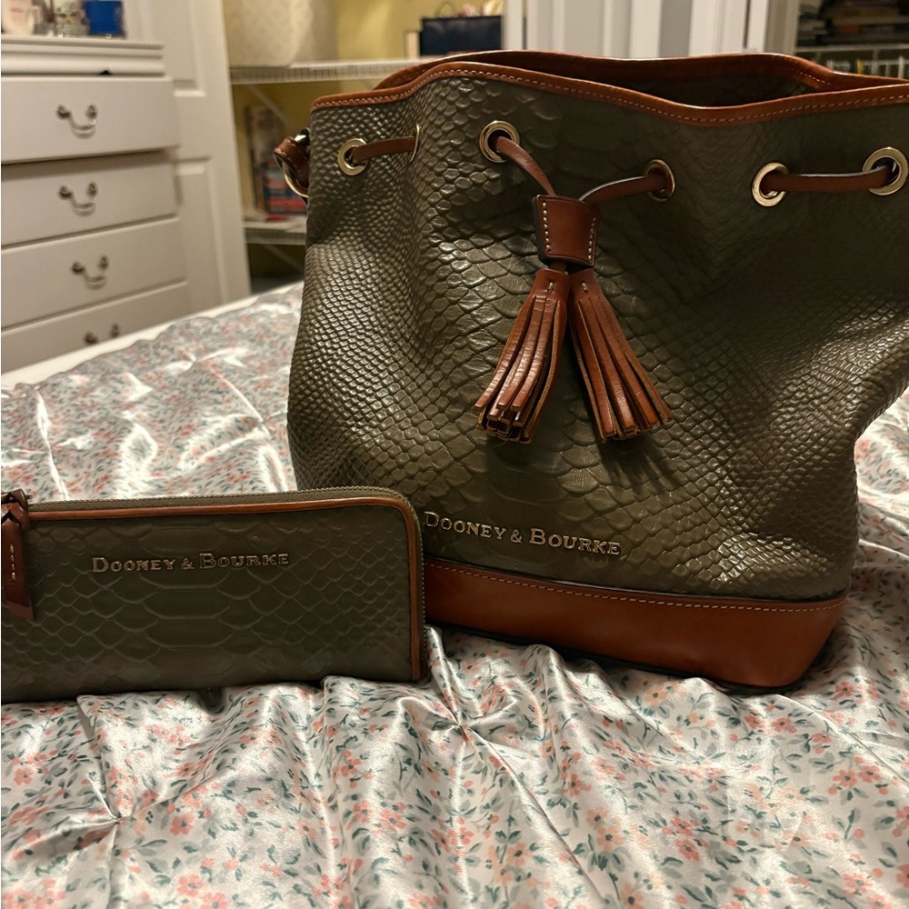 Dooney & Bourke Drawstring Bucket Bag - Picture 2 of 14